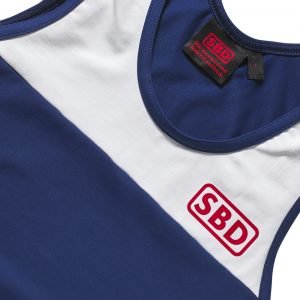 singlet per powerlifting sbd edizione blu e rossa